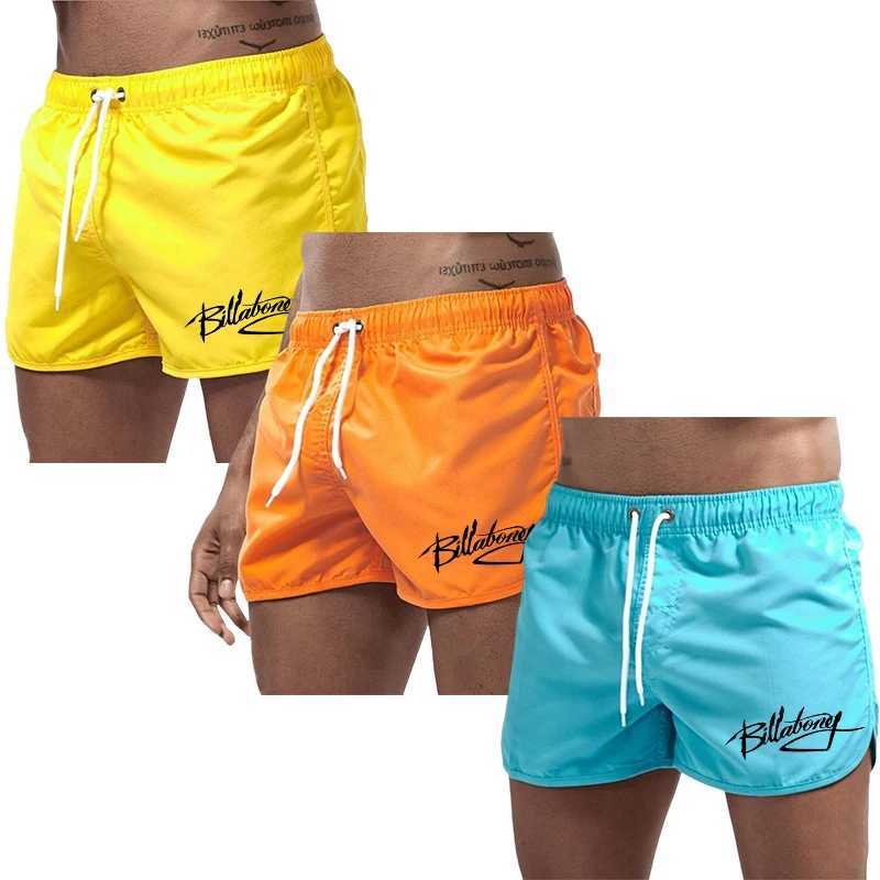 3 Pack Mens Board Shorts High Quality Breathable Quick Dry Beach Shorts Male Daily Sport Fitness Cycling Shorts 3 in 1 PackageT250304