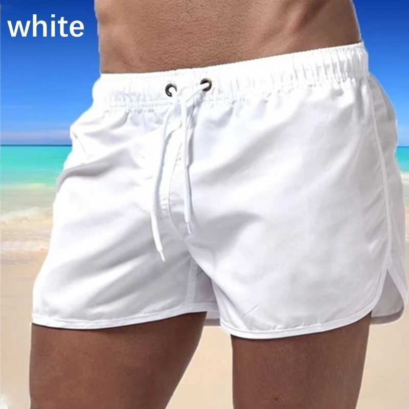 Men Swimming Shorts Swimsuit Sexy Swimwear Multi Color Briefs Beach Shorts Sports Suits Surf Board Shorts Swim Male TrunksT250304