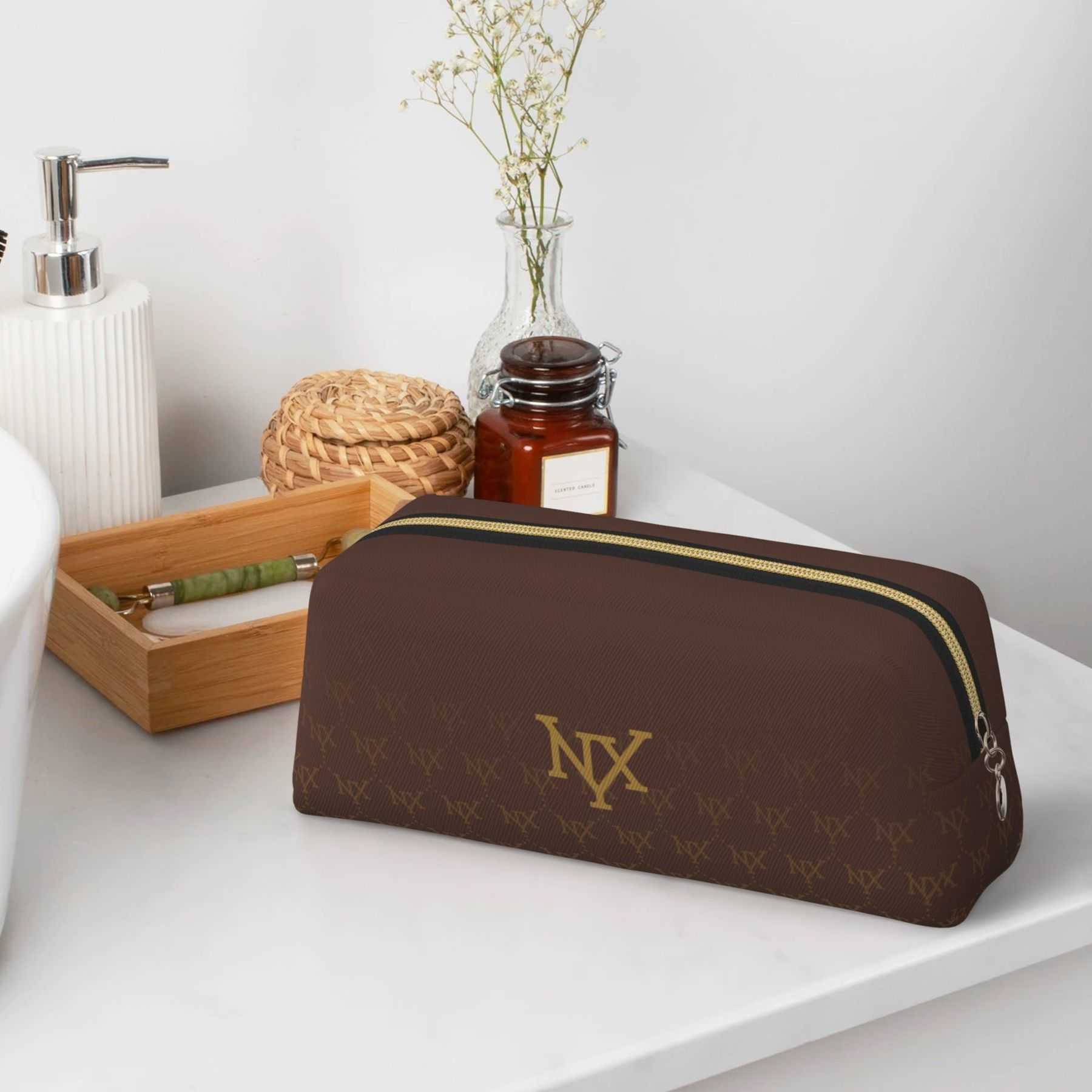 NXY Designer Bag Leather Cosmetic Bags Toiletry Pouch Handbags Purses Wallet Women Handbag Bag Ladies Makeup Clutch Bags