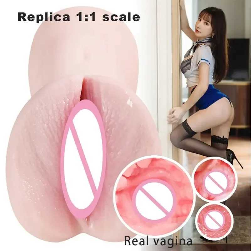 New Arrival QUBANLLV Shape Male Masturbator Pocket Simulation Vagina Doll Aircraft Cup Onahol Sex Toys for Men 18+ Z250304