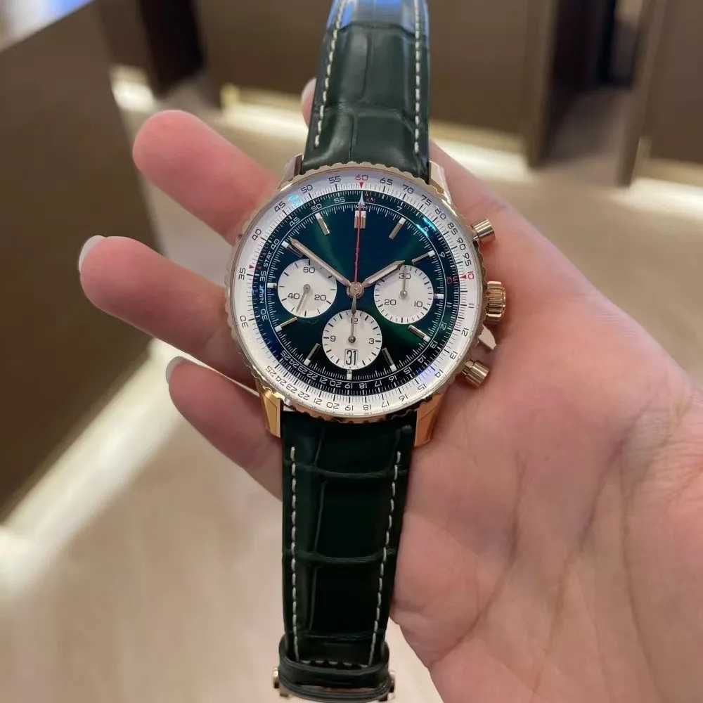 2025 VIP New Luxury Old Brand Mens V K Quartz Multifunctional Fashion Waterproof Classic Couple Golden BezelXJ250304