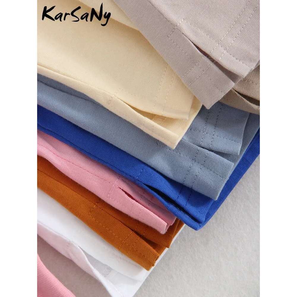 Winter cotton long sleeved T-shirt women's basic white top oversized solid T-shirt autumn sweater women's long sleeved T-shirt loose