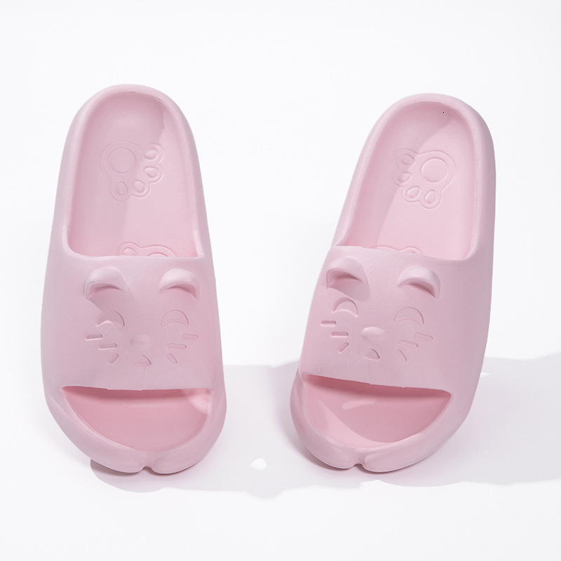 designer sandals Lucky Cat Slippers Thick 2025 Soft Bottom Anti slip Home Bathing Odorless Men's and Women's Bathroom Coolpad