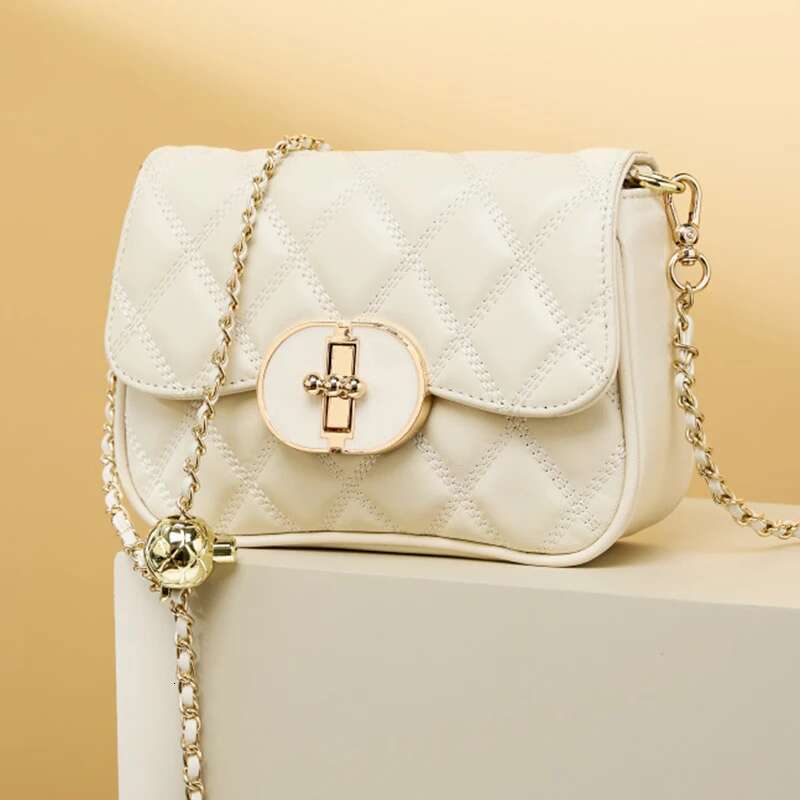 Genuine Leather Women's Chain Bags High Quality Cowhide Designer Shoulder Fashion Female Crossbody Bag 2779
