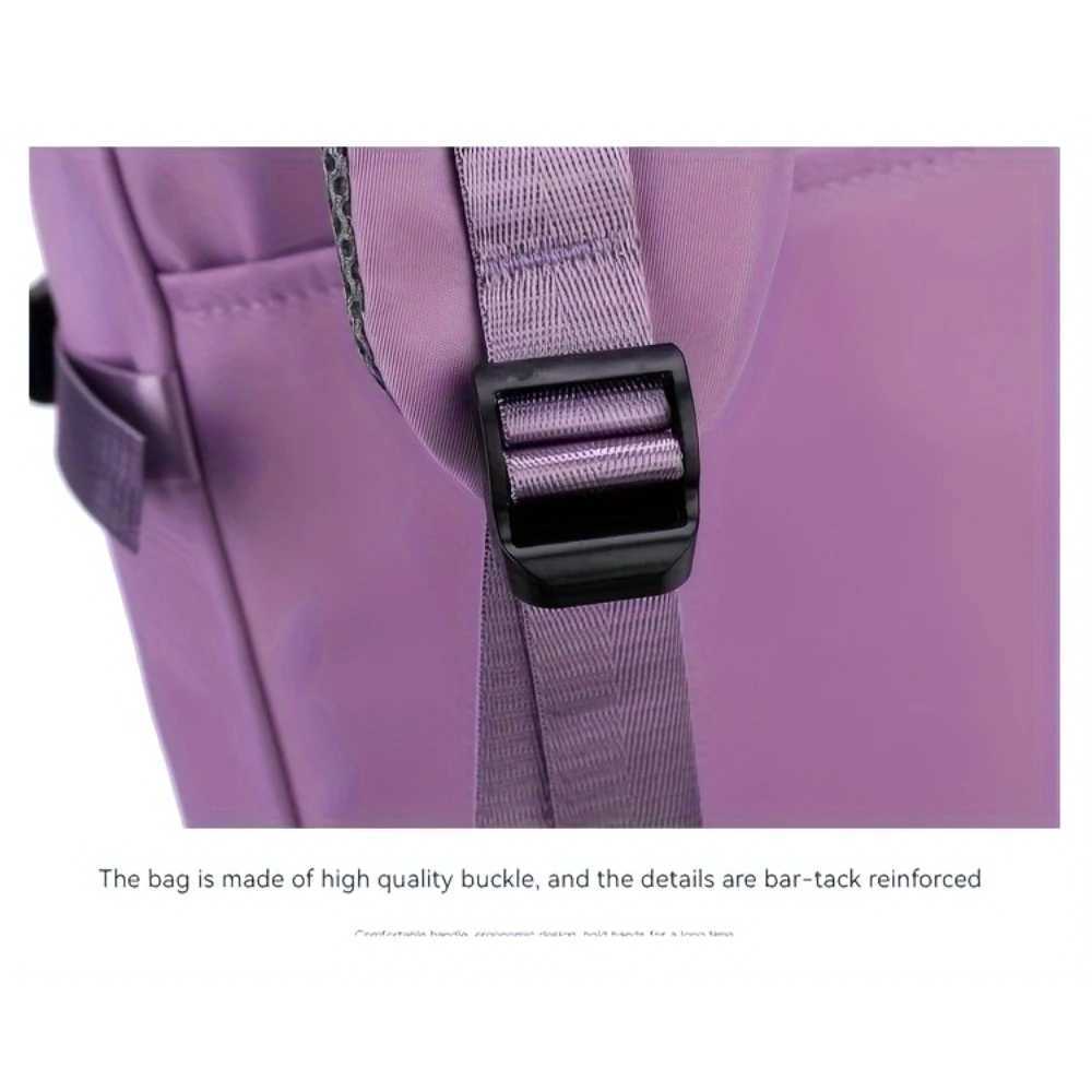 Large Capacity Waterproof Duffel Bag with Dry-Wet Separation Shoe Compartment and Adjustable Shoulder Strap for Travel Sports Y250304