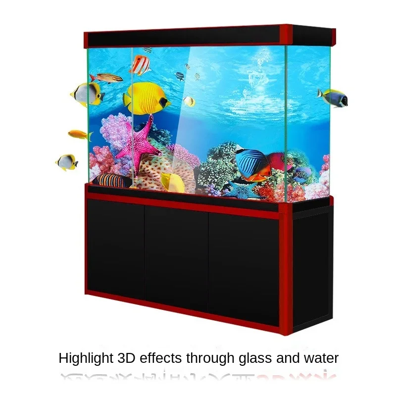 3d Marine Background for Aquarium Decorations Stickers & Poster Goods Decoration Fish Tanks and Aquariums Accessories Aquascape
