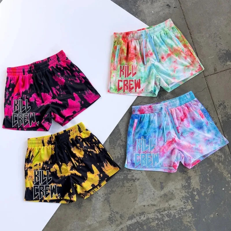 Sports Shorts Mens Quarter Above Knee Sweatpants Summer Fitness Running Breathable Quick Drying Basketball Pants 250228