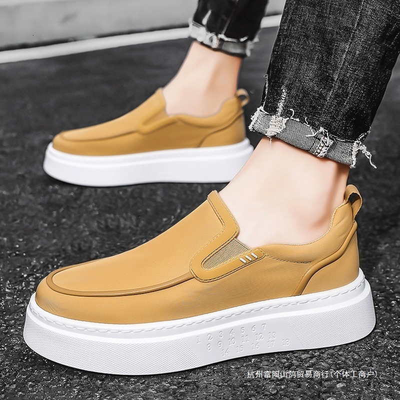Canvas Men's 2025 Spring New Designer Shoes High-quality Lightweight Thick Soled Work Shoes Outdoor Fashionable And Breathable Casual Board Shoes