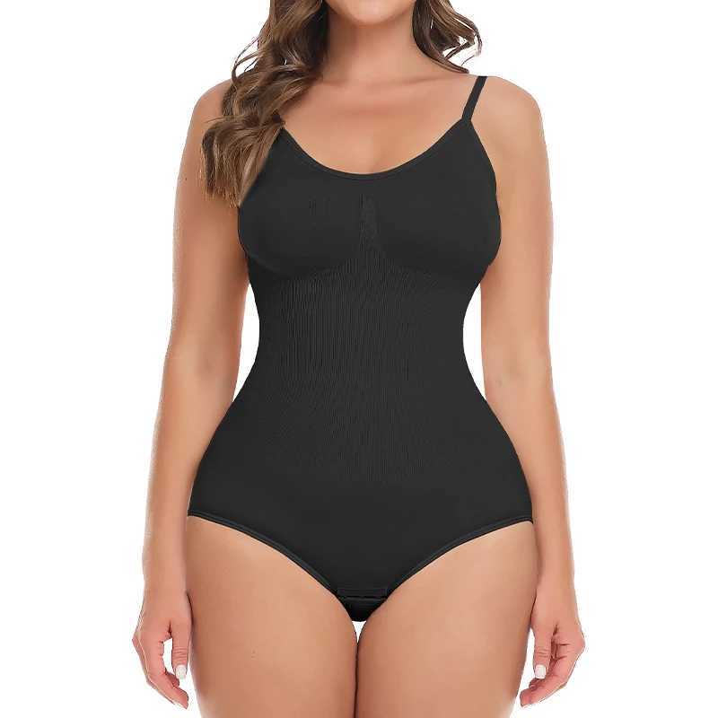 Womens sexy backless bodysuits shapewear tops abdominal control shapewear spaghetti shoulder straps corsets bodysuits bodysuitsXJ250304