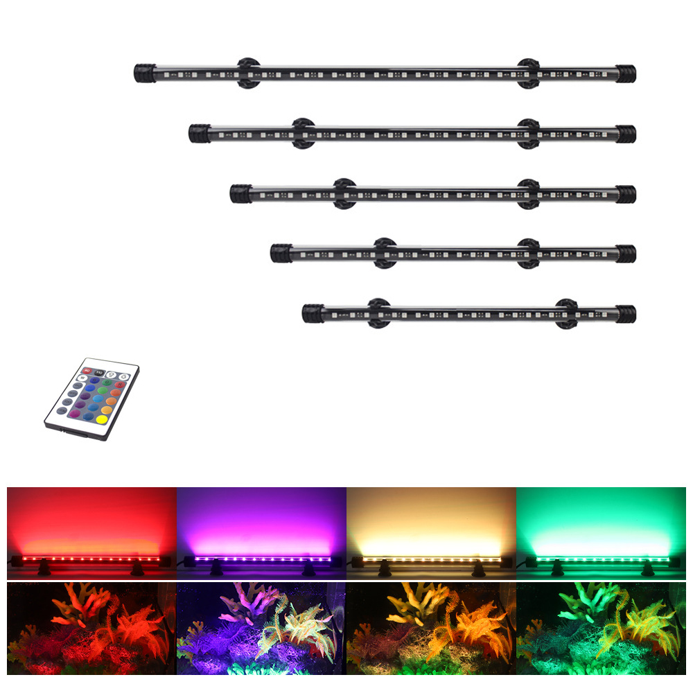 7-22.8 inch High Brightness LED Aquarium Light Viewing Fish Tank Diving Light Waterproof Fish Tank Light With Remote Control