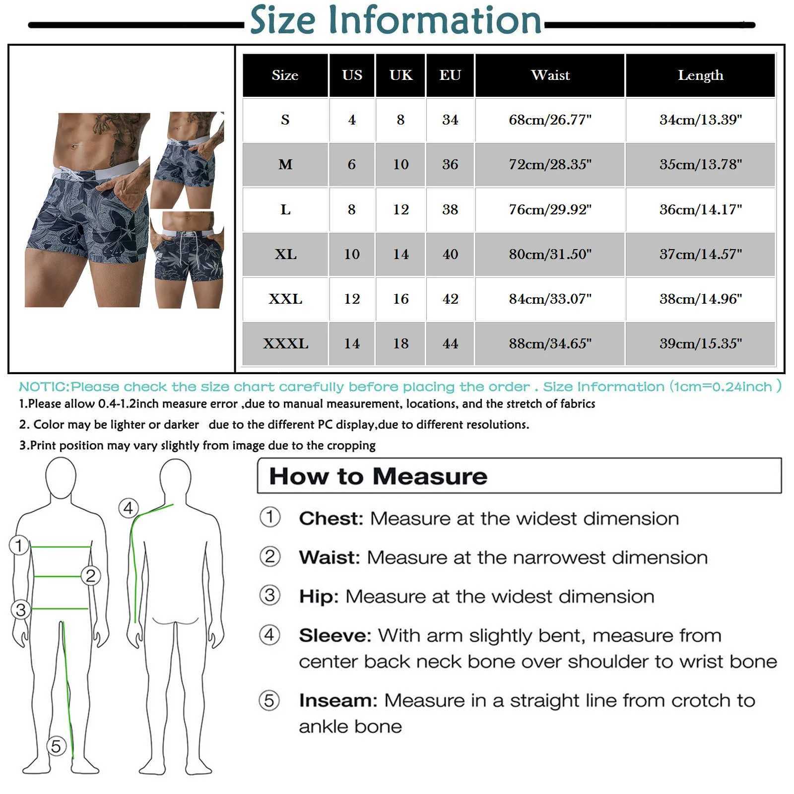 Mens Swim Trunk Swimwear Bathing Suit Swim Brief Square Leg Board ShortT250304