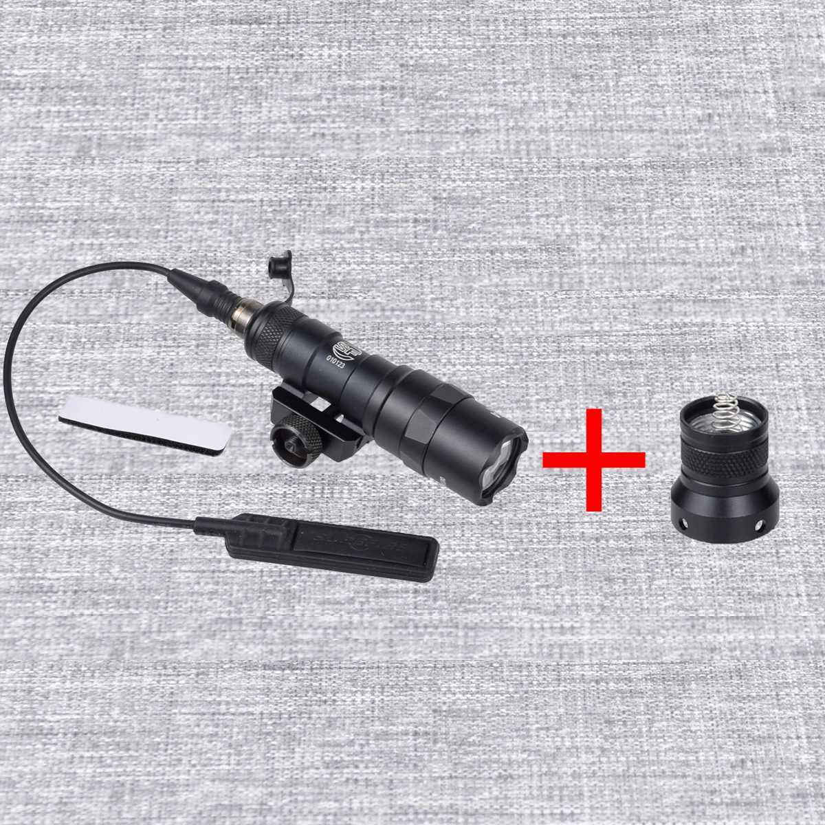 Tactical Metal M300 M300B M300C Airsoft Weapons Gun Light Hunting Flashlight Torch With Dual Function Prure SwitchXJ250303