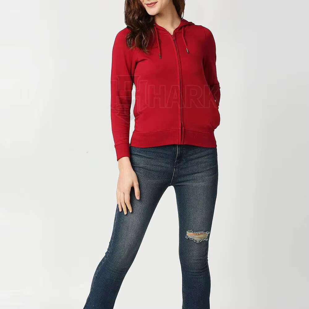 Wholesale Breathable Latest Style Solid Color Customized Women Hoodies