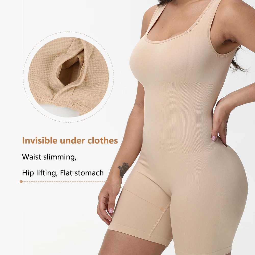 Full Body Shapewear Bodysuit for Women Compression Waist Trainer Body Shaper Bodysuit Fajas Underwear Slim Corset BodysuitsXJ250304