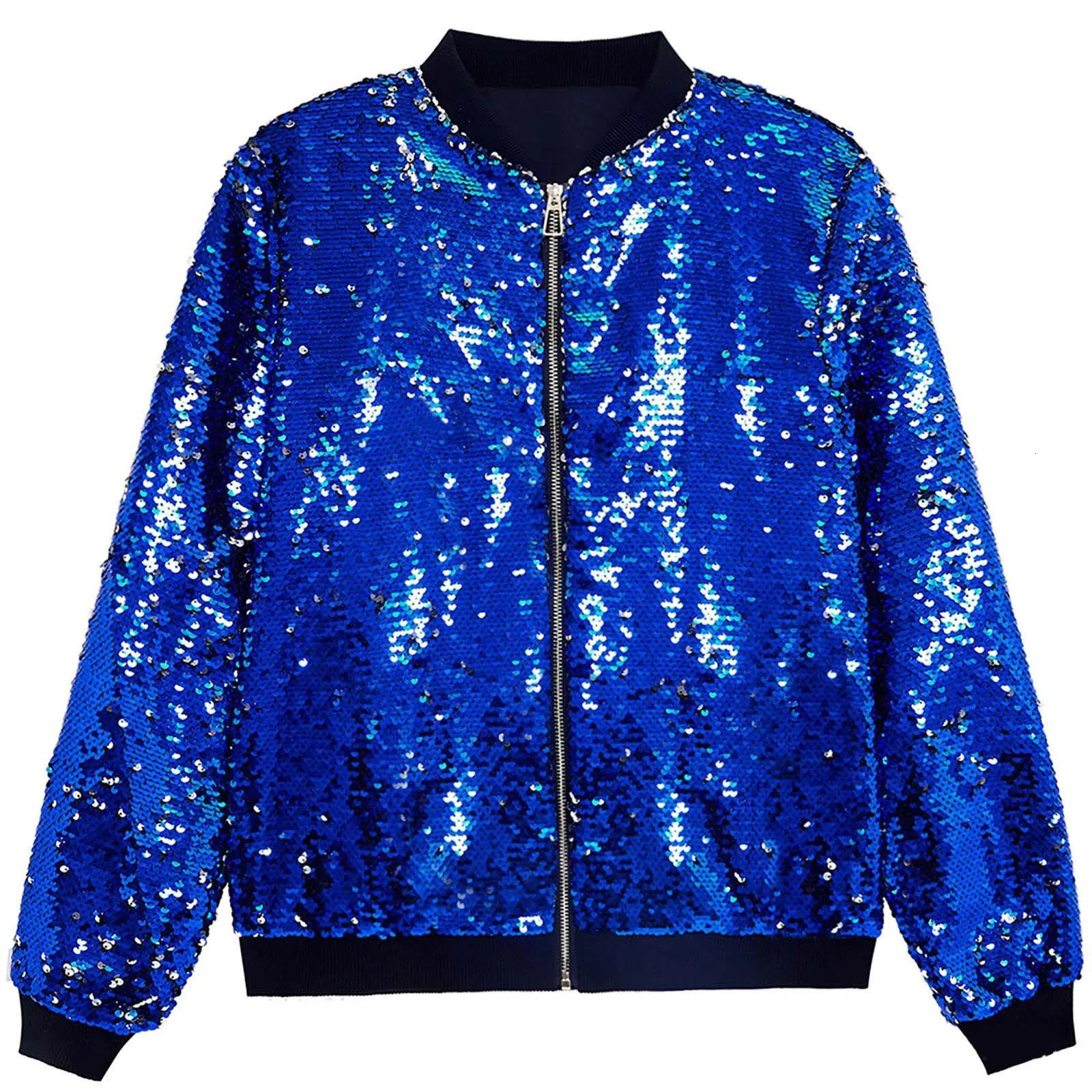Mens Shiny Blazers Gold Sequin Glitter Suit Jackets Male Lcarnival Clothing Concert Flight Soft Jacket 250304