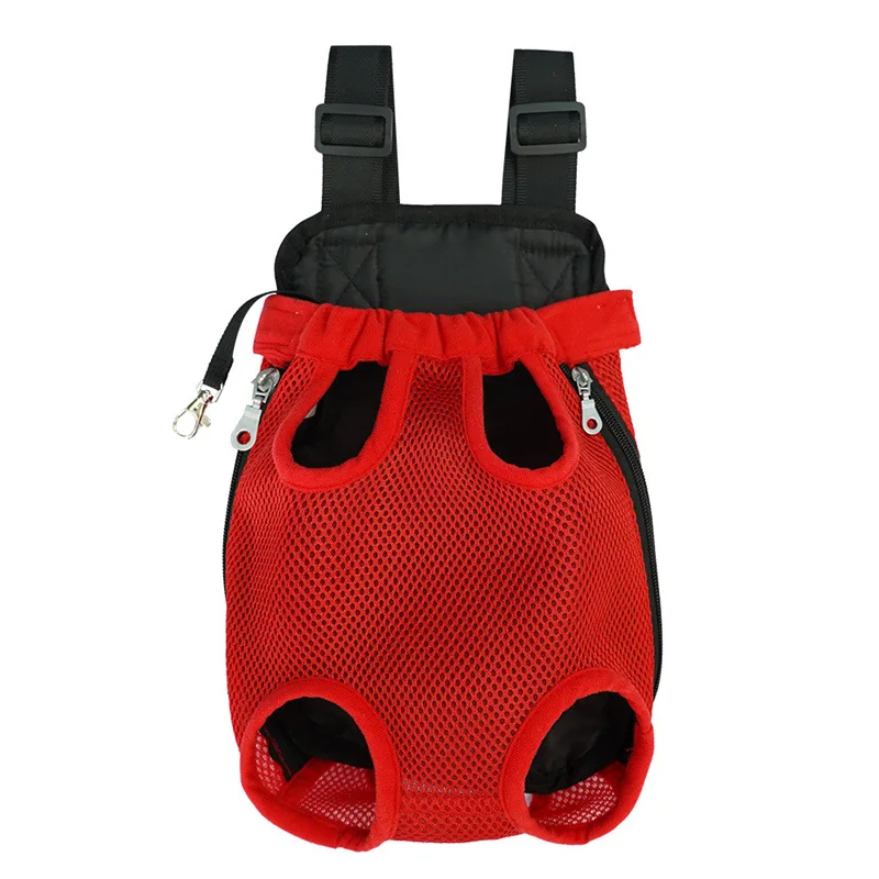 Pet Backpack Portable Portable Cat Double Shoulder bag Outdoor Travel Dog Carrier Bag Pet Dog Front Bag Mesh Backpack