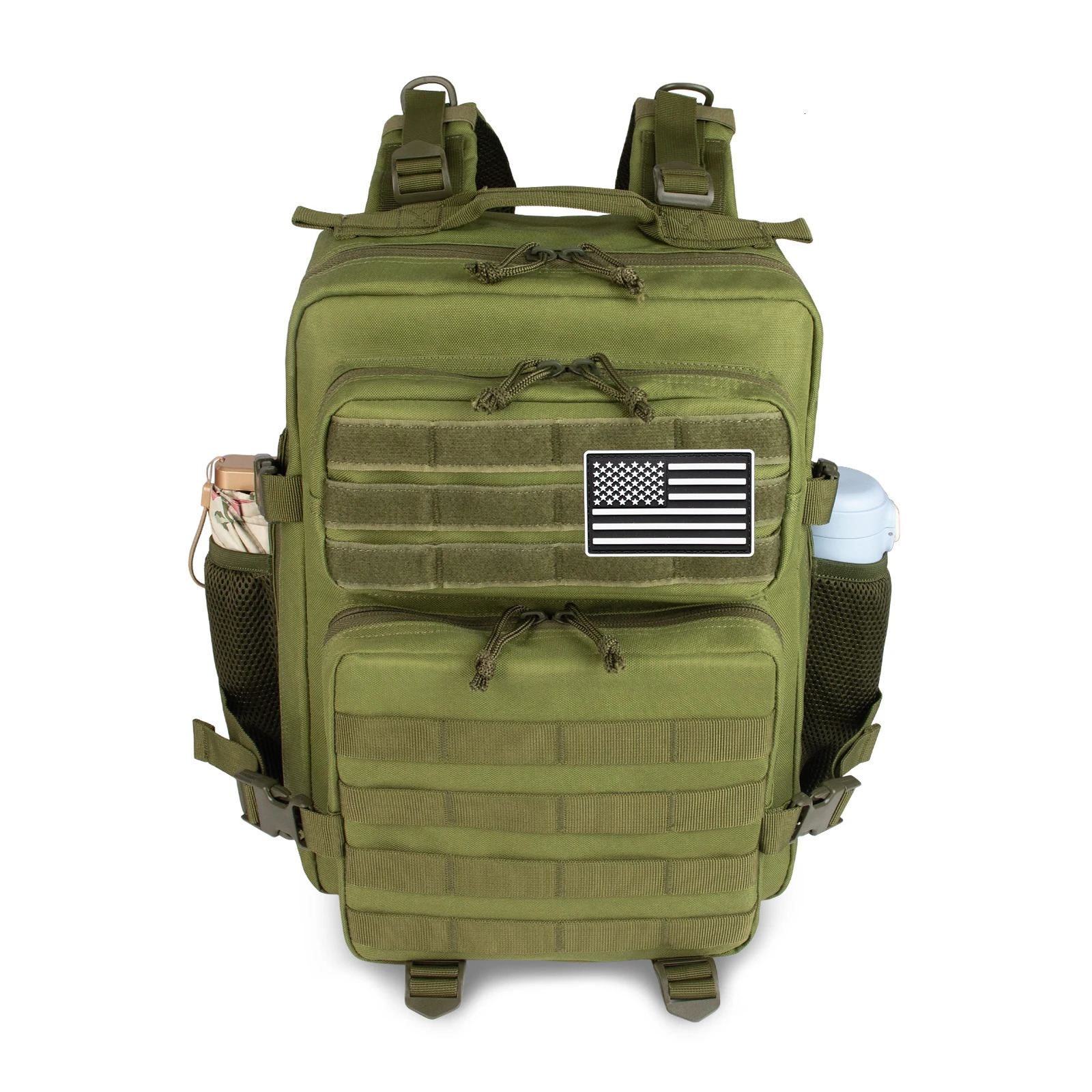 Ship from US School Bags Large Capacity Mens Waterproof Backpack Simple Multilayer 25L Men Tactical Softback Outdoor 250304FBB
