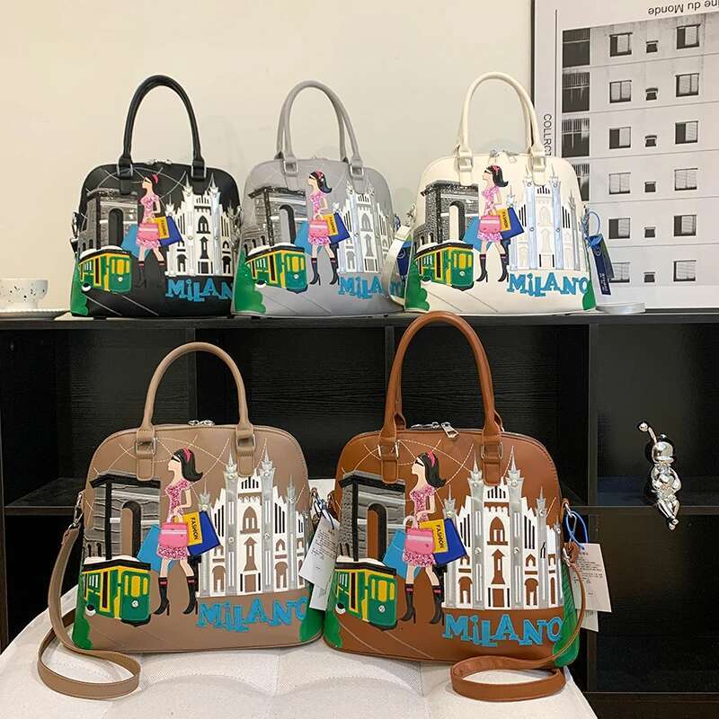 2022 Fashion Cartoon Shoulder Bags For Women Brand Messenger Bag Cute Purses And Handbags Designer Satchel Large Hobos