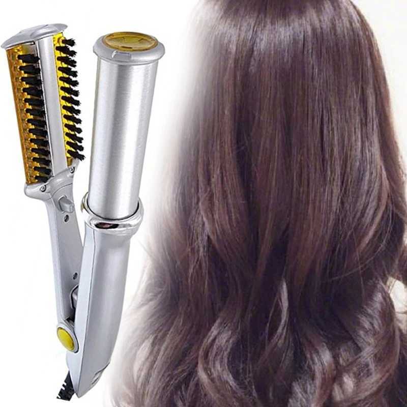Curling Irons Professional straightening iron curling iron straightener and curling iron 2-in-1 multi hair styling tool flat iron z250304
