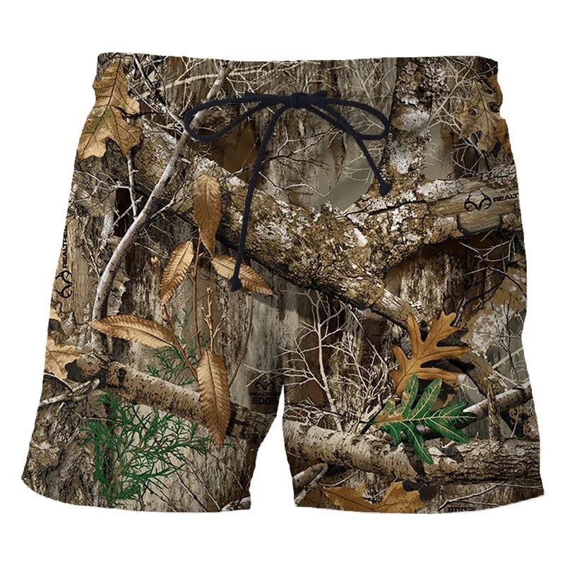 Camouflage Leaves Mens Beach man swimsuit Shorts 3d Printed Camo Fashion Board big size swimwear men swimming trunk 250224