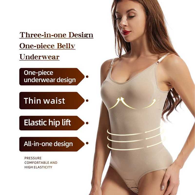 Women Solid Bodysuit Tummy Control Shapewear M-3XL Big Size High Elastic Body Suits Seamless Sculpting Slimming Waist UnderwearXJ250304