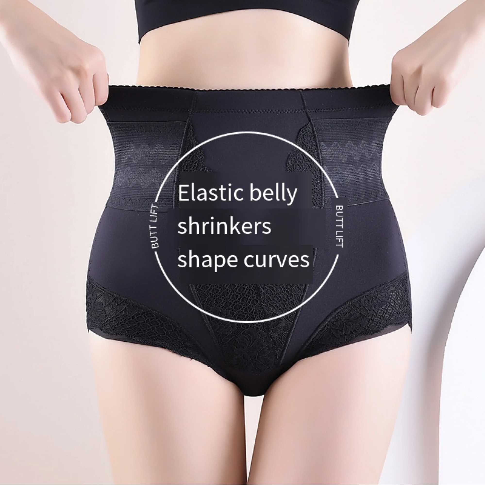 1pcs Women No Trace Mid Waist Shaping Panties Body Shaper Slimming Underwear Butt Lifter Control Panties Potent ShapewearXJ250304