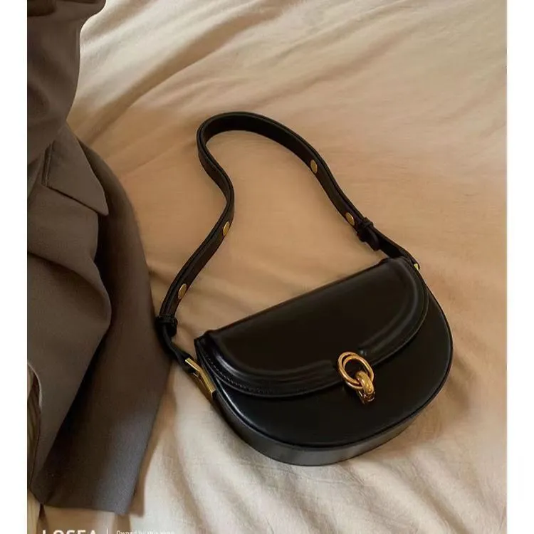 Fashion Saddle Small Crossbody For Women Trend Luxury Designer PU Leather Shoulder Bag Ladies Handbags And Purses
