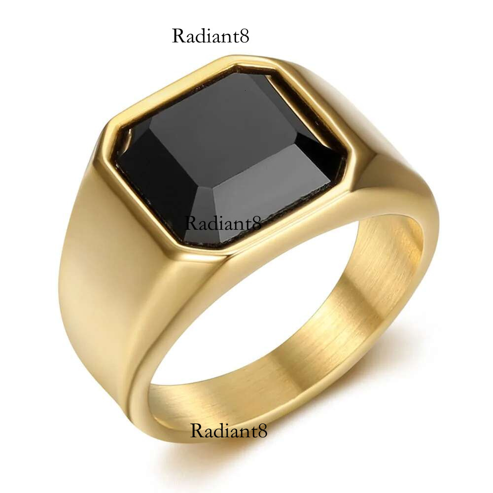 Punk Style Rings for Men Width Signet Square Finger Fashion Brand Jewelry Accessories Whole Sale