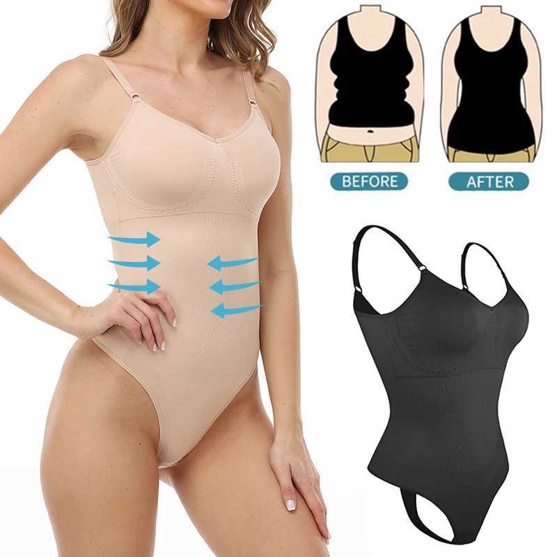 New Thongs Bodysuit Women Shapewear Tummy Control Butt Lifter Body Shaper Smooth Invisible Under Dress Slimming UnderwearXJ250304