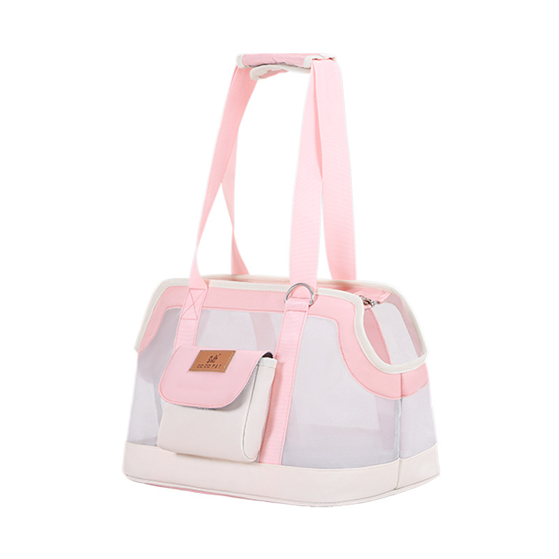Cat Bag Soft Side Carrying Portable Mini Dog Carrier Bag Outgoing Travel Breathable Pets Handbag Transport Bag