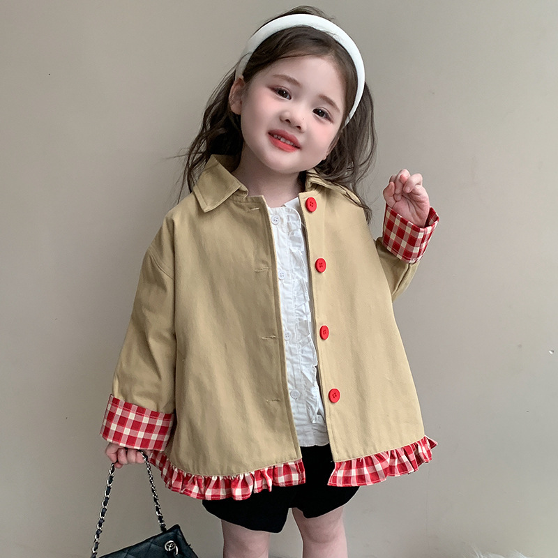 Ddmyshoesvip Girls Wind Jacket New Fashionable Western Style Children S Clothing Female Baby Spring And Autumn Casual Versatile Coat