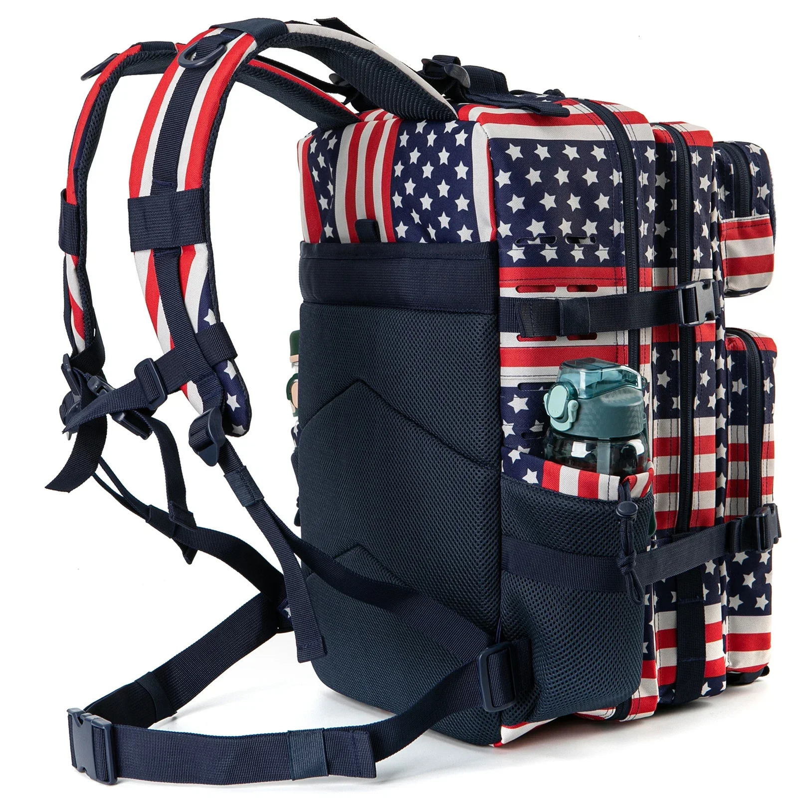 Ship from US 45L Hiking Tactical Backpack WomenMen travel backpacks bag laptop backpack camping equipment back pack school bags 250304FBB