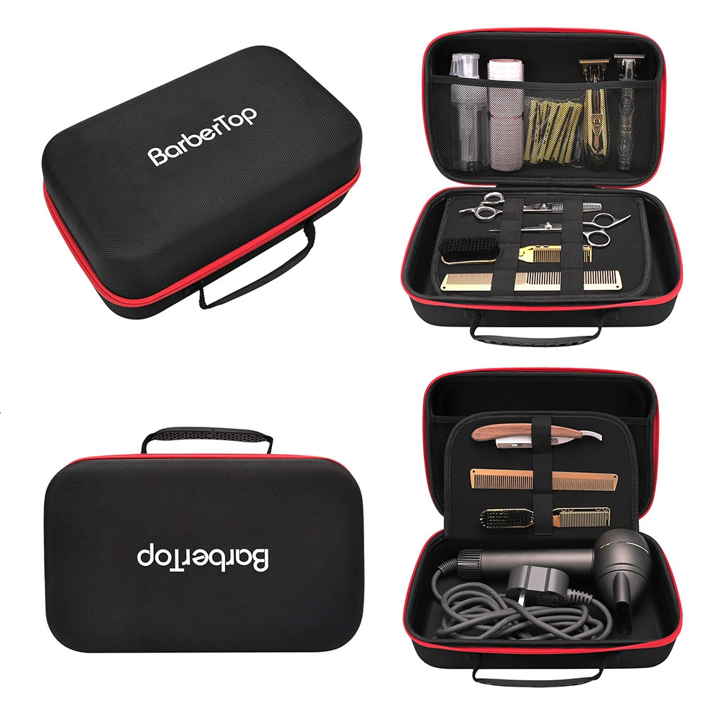 Hair salon shockproof electric scissor storage bag hair styling tool storage bag professional salon portable storage bag 250304