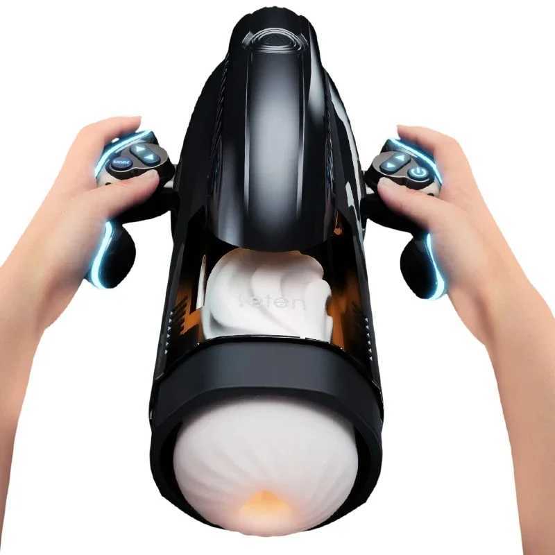 Leten -PRO High Speed Thrusting Male Masturbator Machine Automatic Sucking Heating Vagina Masturbation Sex Toys For Men M250304