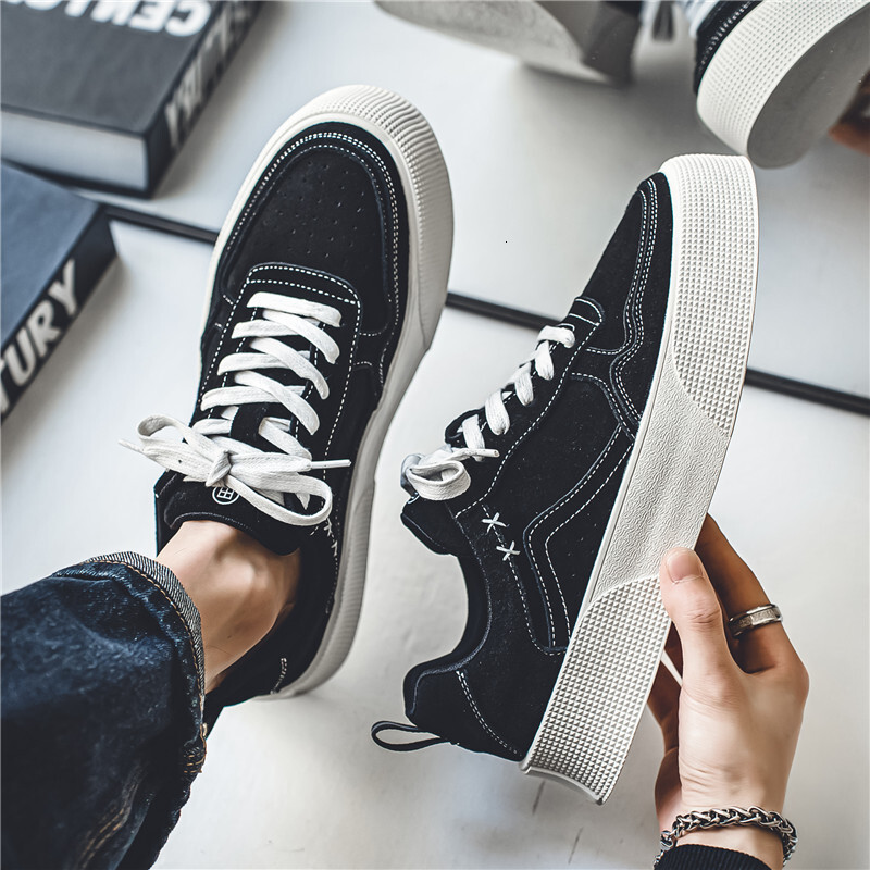 Men's 2025 Spring/summer New Collection Niche Design Low Cut Sports And Leisure Youth Fashion German Shoes Thick Soled Height Increasing Men'