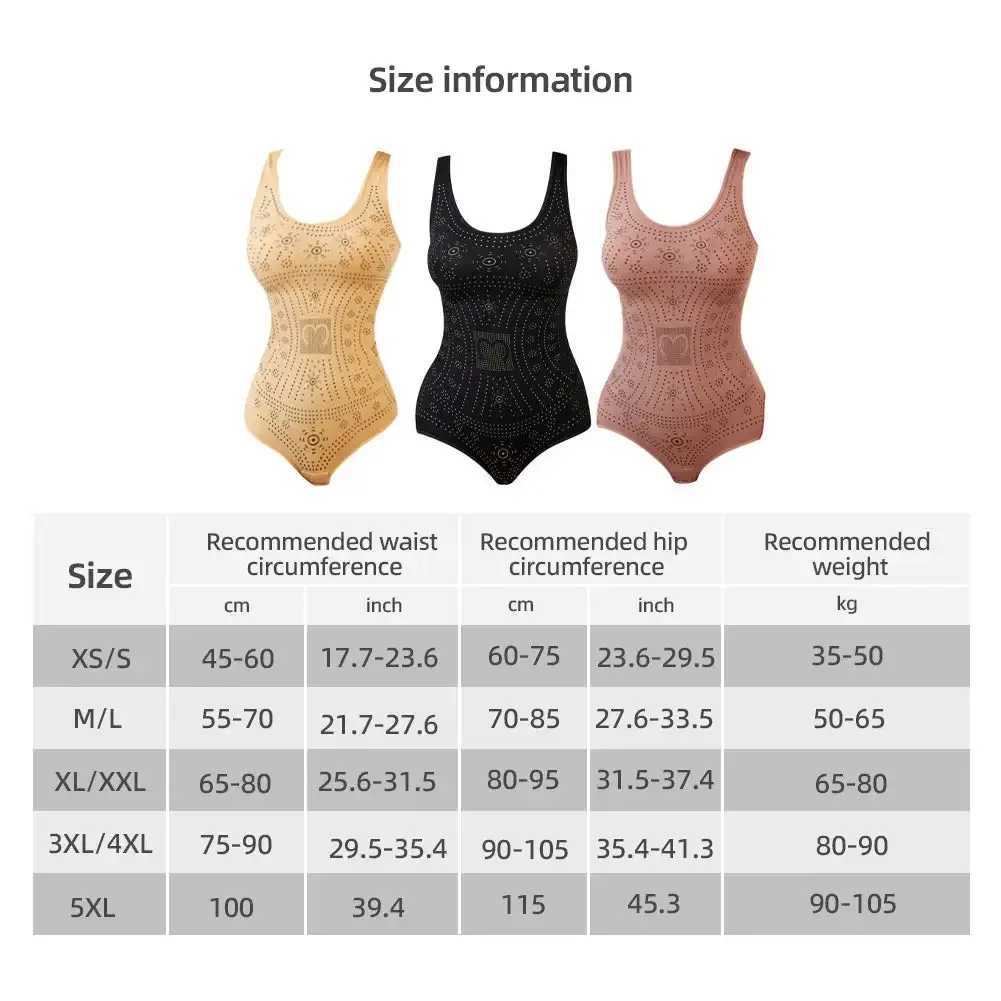 Womens Seamless Comfy Bodysuit Shaper Printed Plus Size Tummy Control Shapewear Flat Belly Slimming Body Shapers Corset Tank TopXJ250304