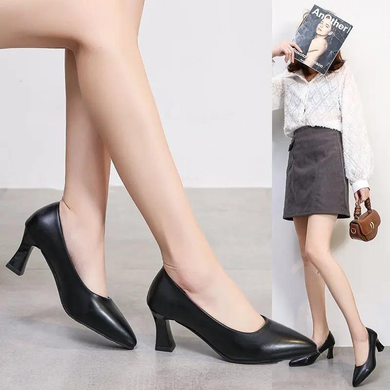 High Heels Pumps Women Shoes Stiletto Woman Party Wedding Shoes Kitten Heels Plus Size 35 - 44 250228