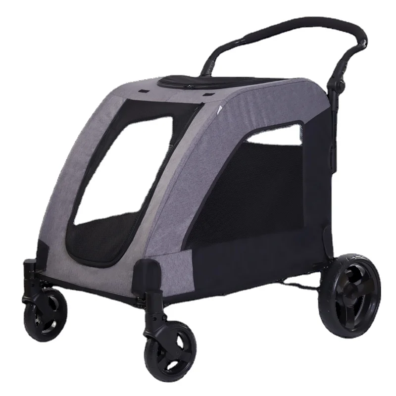 Premium Dog Stroller for large dogs, Extra Large Pet Stroller for Medium Dogs Foldable, Easy assemble Dog Wagon