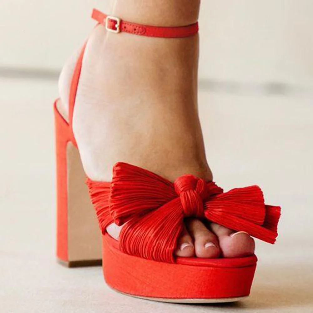 Platform Summer Simple High Heel Womens Sandals Wedding Shoes Large Size 43 Bridal Shoes 250228