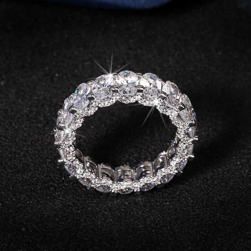 Couple Rings Pop Hip Hop Zircon Ring Fashion Ring Exaggerate Personality Ring r6444 H25303