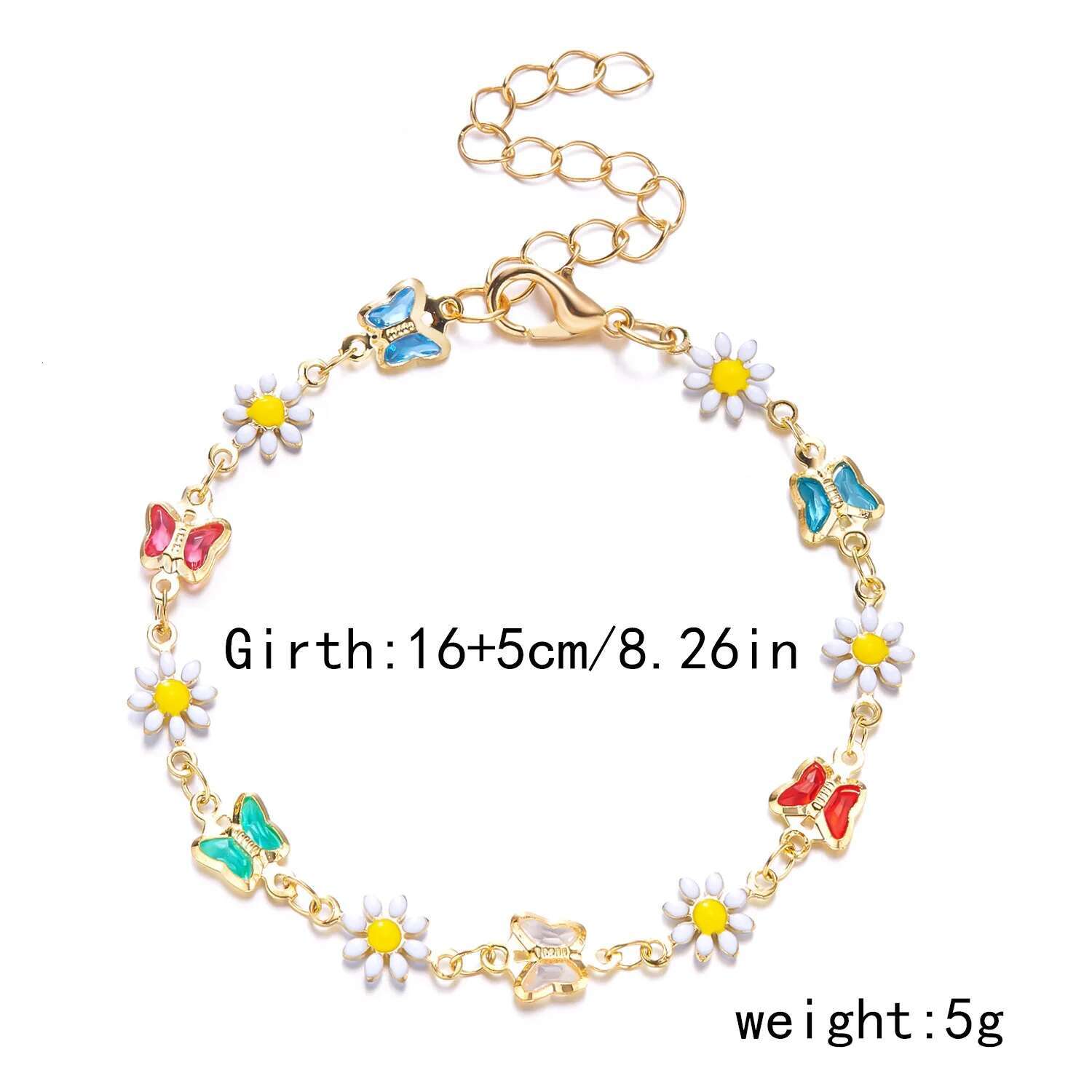 Sweet Daisy wer Fashion Personality Minimalist Aesthetic wers Charm Bracelet For Women Wedding Party Jewelry Gift