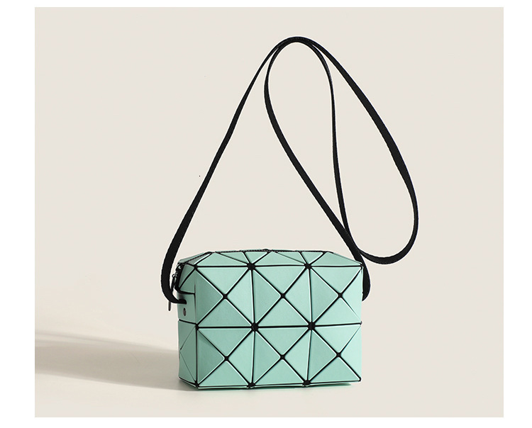 Japanese Cupid small square lifetime diamond grid women's mini mobile phone bag, single shoulder crossbody, unisex style
