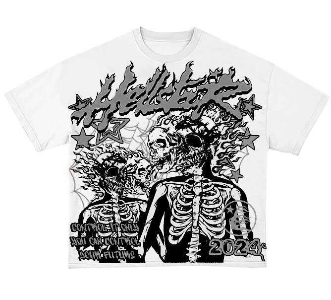 American Summer Round Neck Men's Printed Ins Top Pattern Street Trendy Brand Casual Short Sleeve T-shirt