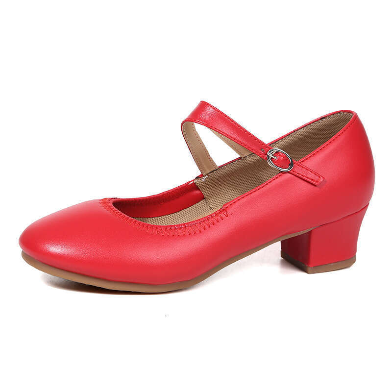 2025 New Double Climbing Square Soft soled Summer Dance Shoes, Women's Practice Teacher Shoes
