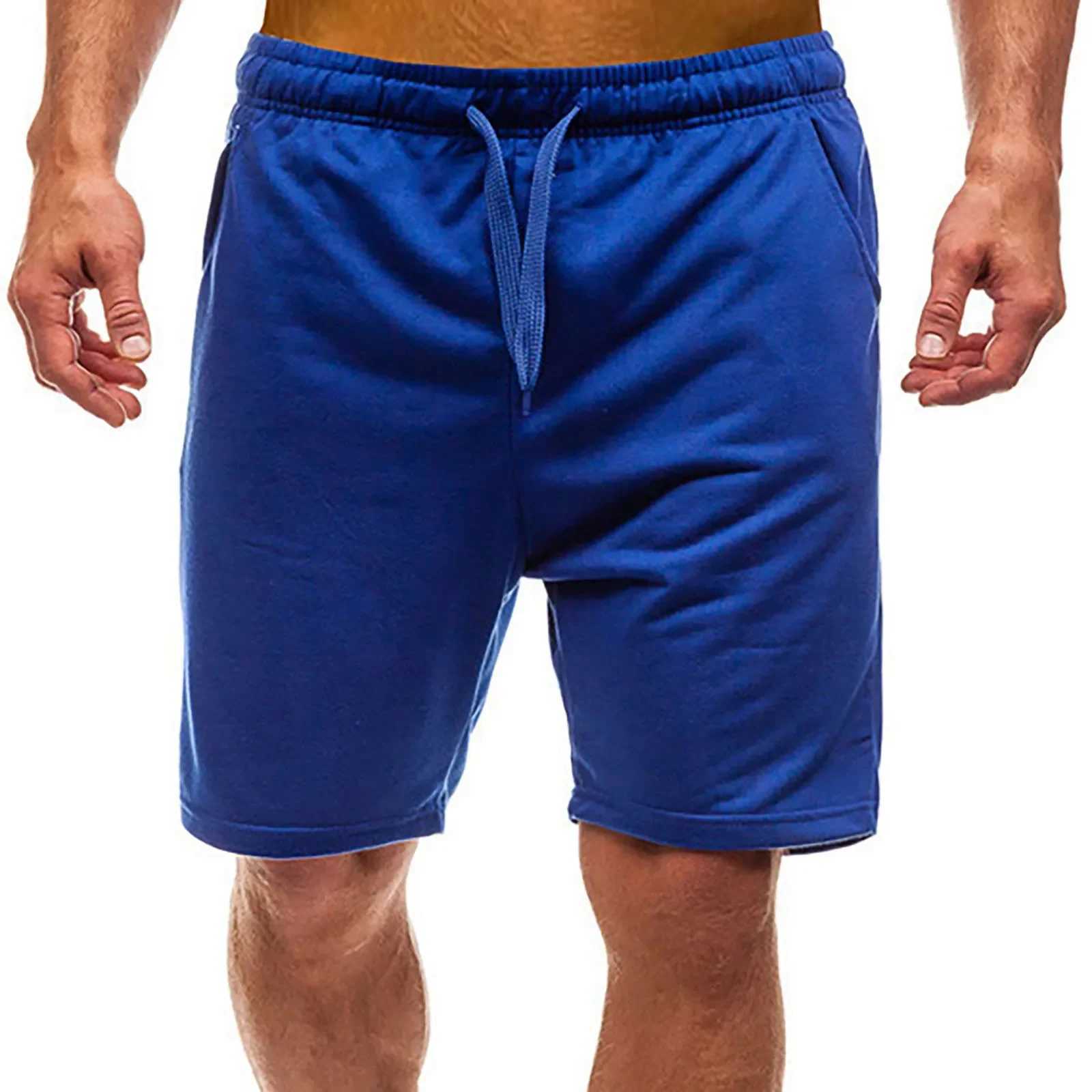 2024 Mens Shorts Solid Color Casual Shorts Loose Beach Shorts Street Fashion Breathable Thin StyleT250304