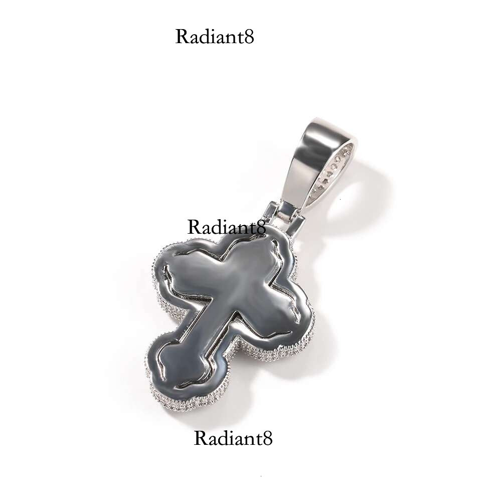 UWIN Pendant Full Iced Out Necklaces for Women Men Cubic Zircon Cross Charms Baguettecz Hip Hop Accessories Jewelry