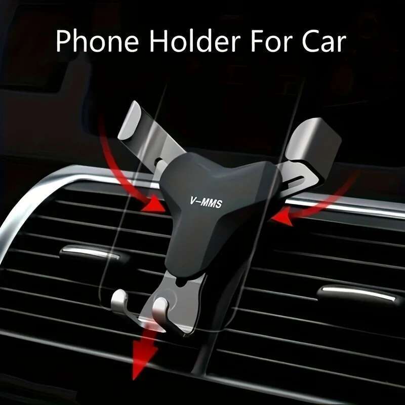 Gravity Car Auto Air Vent Mount Clip Bracket Cell Holder No Magnetic GPS Mobile Phone Stand For IPhone 14 Xiaomi