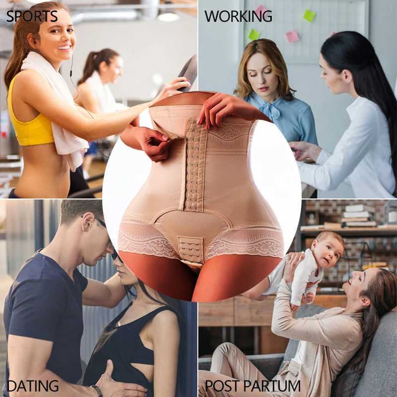CXZD Women Body Shaper Tummy Control Panties High Waist Trimmer Postpartum Girdle Slimming Underwear Slimmer Shapewear CincherXJ250304