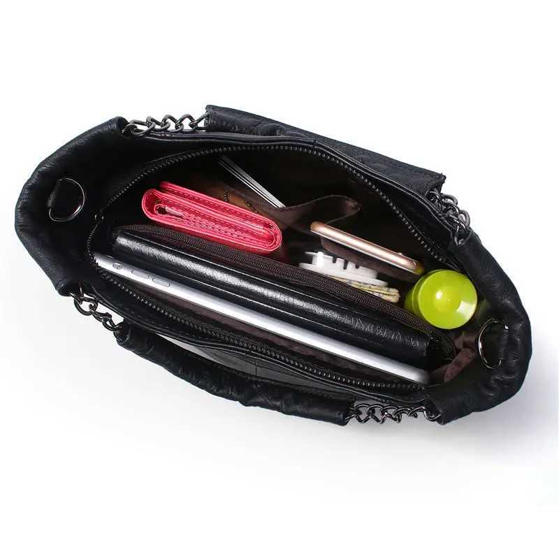 Nesitu New Red Grey White Black Yellow Genuine Leather Womens Handbag Womens Shoulder Messenger Bag Womens Handbag Z250303