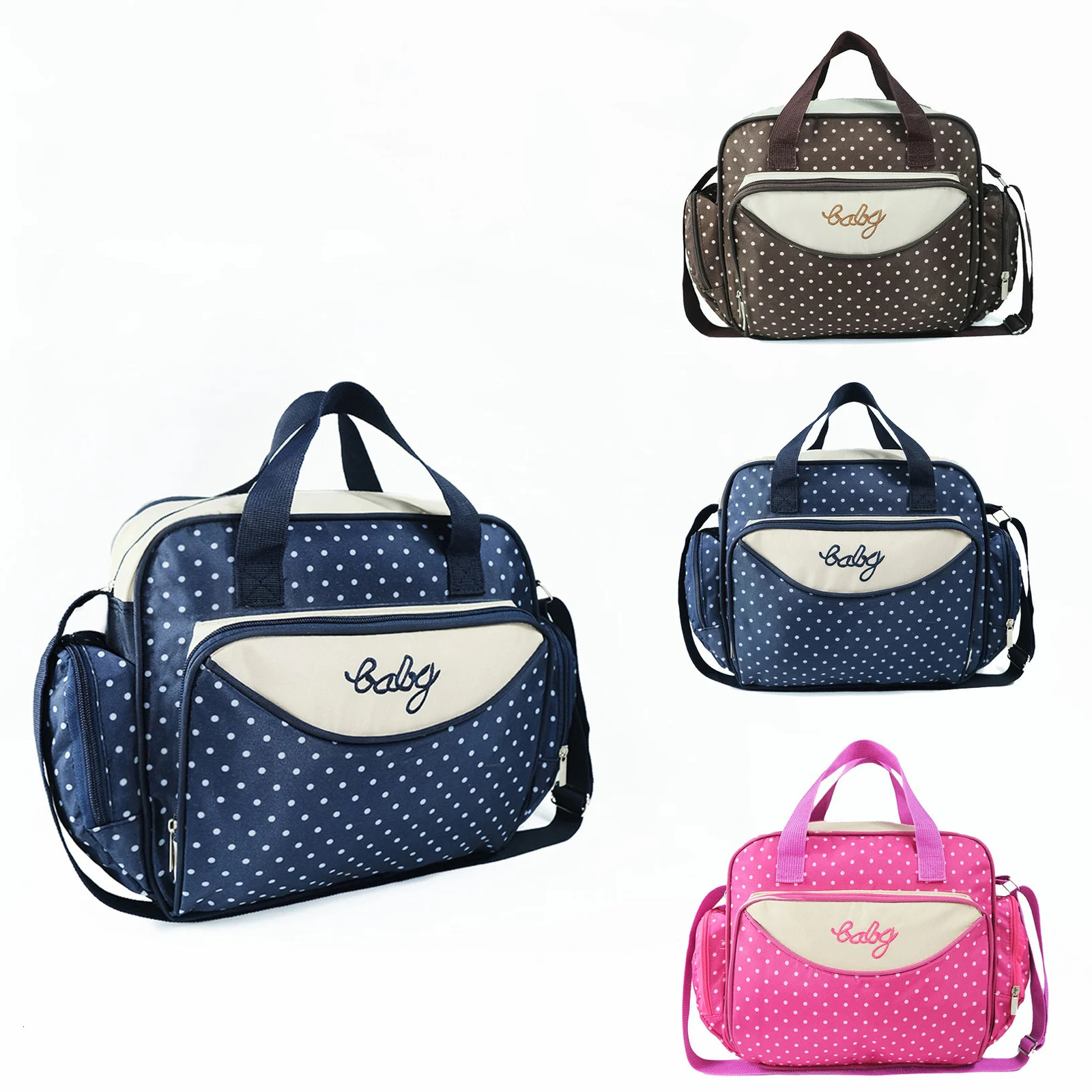 Fashionable single shoulder mom bag Large capacity diagonal cross mother baby bag Small lightweight and portable urine bag 250304